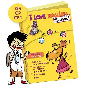 La méthode papier GS/CP/CE1 - I Love English School