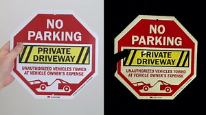 SmartSign “Notice - Designated Smoking Area” Sign | 7" x 10" 3M Reflective Aluminum