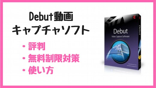 Debut動画キャプチャソフトの評判と無料制限対策！使い方をレビュー！ | メルマガ集客とマーケティングの彦坂盛秀(ひこさかもりひで)