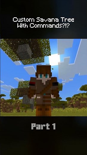 Generating GIANT trees in Minecraft #minecraft