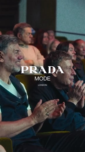 Prada on Instagram: "A shared experience - and the spectacle of seeing itself. Prada Mode London animated Town Hall during Frieze, with a program designed to explore the idea of spectatorship and open up new ways of thinking about how audiences gather, watch, and respond. At its core: The Audience, an immersive installation by Elmgreen & Dragset, presented in the form of a cinema. A looped film. Sculptural figures seated in still observation. The Conversation extended the narrative beyond the sc