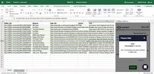 News Monitoring In An Excel Spreadsheet With Diffbot