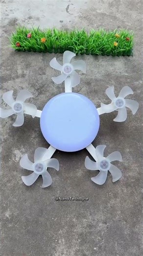 “Fan + Light = Smart Living 😍” #NanoTechByte #FanLight