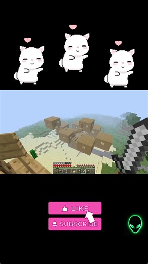 Every 2 subscribers i will building a house in survival mode #minecraftshorts #challenge