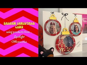 Make a Magical Christmas Shaker Card With Your Own Photos! | Cricut DIY Tutorial