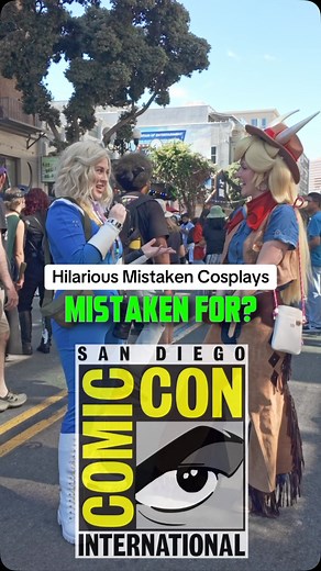 94K views · 1.6K reactions | Cosplays at San Diego Comic Con were FANTASTIC! These mistaken cosplays had us cracking up! Thank you so much for letting us stop you for cosplay interviews! #cosplay #comiccon #nintendo | Con Culture Podcast | Facebook