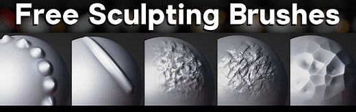 Blender Sculpting Brushes 🖌️ (Free Download)