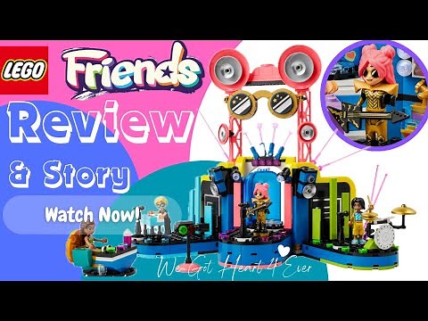 New singer on the block Ley-La! Brand New 2024 Lego friends Heartlake City Music Talent Show 42616