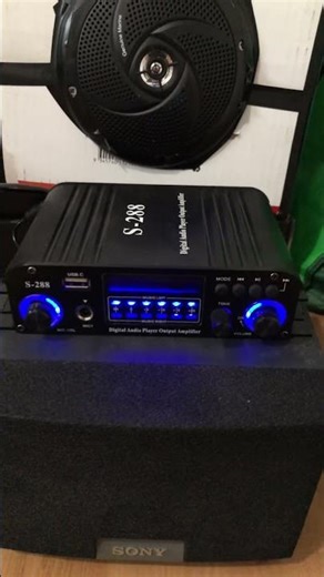 Sony speaker setup (song: Candles-sub urban ￼) 👍