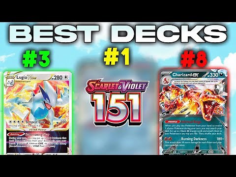 Top 10 Best Pokemon TCG Decks Pokemon 151