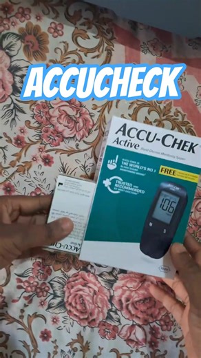 Accu-Chek Active Glucose Monitor #shorts #ytshorts #diabetes #healthylifestyle