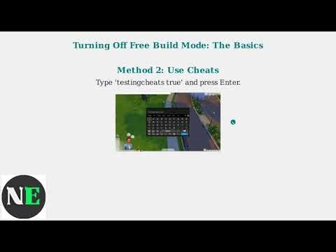 How To Turn Off Free Build Mode In Sims 4 – Step-By-Step Guide
