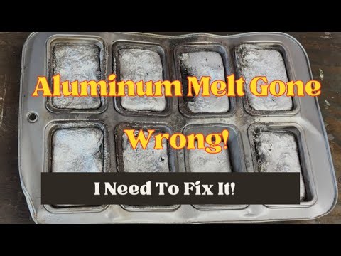 Melting Aluminum Swarf Part Two - fixing My Mistake