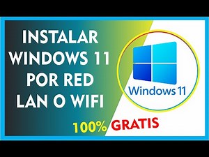 Instalar Formatear Windows 11 por RED LAN O WIFI