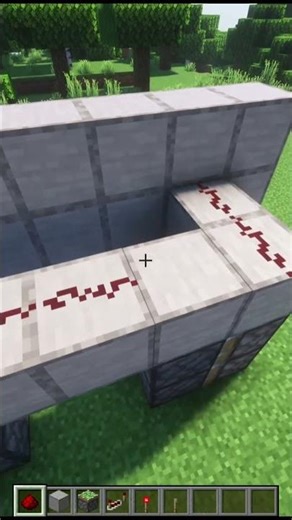 How to make Hidden 2x2 door in Minecraft