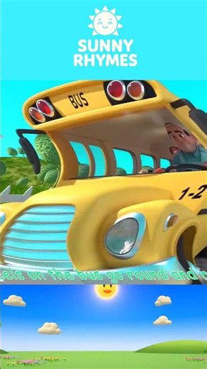 [1 MINUTES LOOP] Wheels on the Bus - Fun Music Kids 120 Variations | Sunny Rhymes