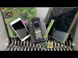 Shredding Electronics | Crazy Shredding VS Electronics |