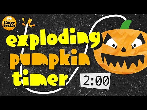 2 Minute HALLOWEEN Pumpkin Bomb Timer 🎃💣 | Spooky Countdown with Explosive Ending in 4K!