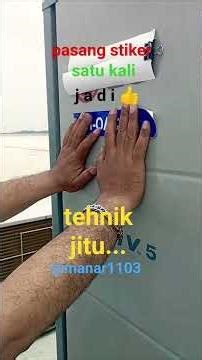 sticker installation tutorial