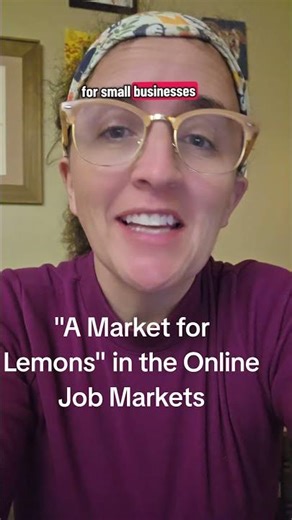 A blurb on Lemon Markets for economi