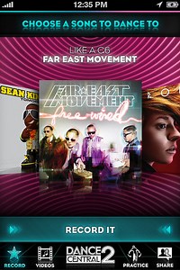 Dance Central 2 Dance Cam iPhone and Android app lets you shoot, remix, and share your own music videos