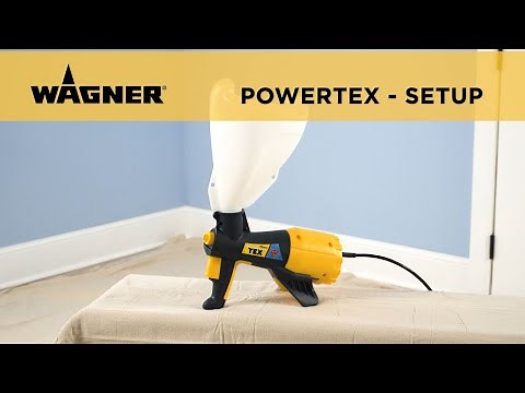 Wagner PowerTex Texture Sprayer Setup