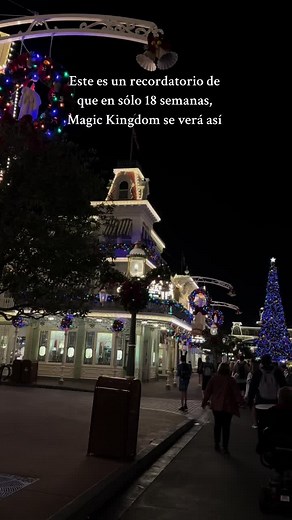 Si querés vivir la navidad en Disney World, escribíme y yo me encargo de armarte el mejor plan ✨🎄 #navidad #navidadendisney #disneyworld #magickingdom