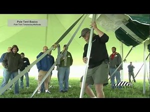 Pole Tent Basics - Tensioning Methods