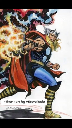 #Thor #art by #SteveRude