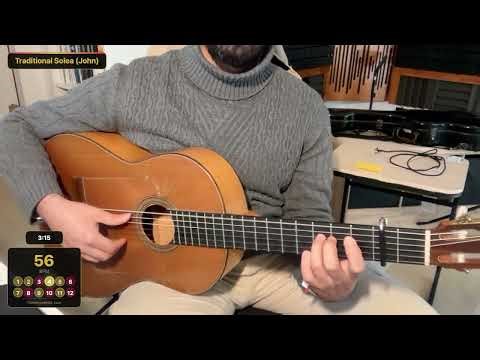 Traditional Soleá with Metronome | Guitar Workout