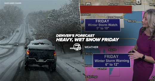 Colorado snow forecast: Up to 10 more inches possible in Denver starting Friday through Saturday