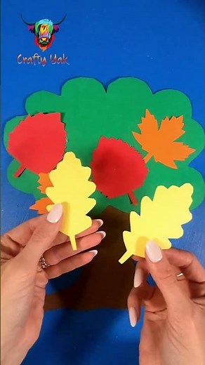 THANKFUL. TREE. / THANKSGIVING. #craft #papercraft #thanksgiving