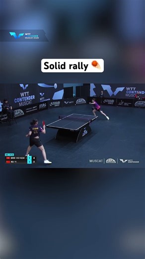 Doo Hoi Kem wins in straight games over Wildcard Xu Yi! 💪#WTTMuscat #TableTennis