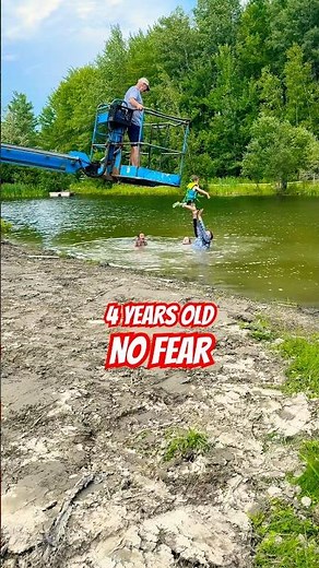 4 Years Old With ZERO Fear 😳 Pond Jumps & Dirt Bikes