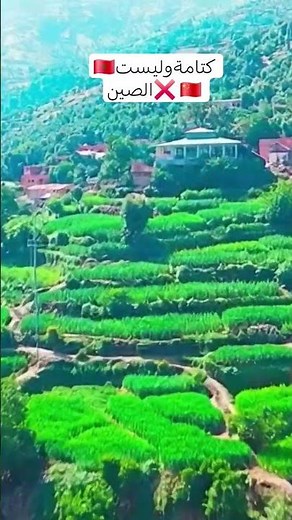 This is the Ketama Mountains of the Moroccan countryside, not China! Breathtaking nature! 😍☘️ #Ti...