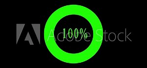 4K Loading Timer Animation Video with Progress Bar Perfect for Website, App, or Digital Work | High-Resolution Countdown Animation for Any Project black background Stock Video