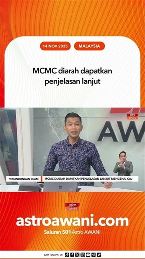 MCMC diarah dapatkan penjelasan lanjut