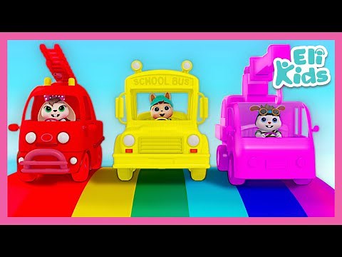 Toy Trucks Color Fun | Eli Kids