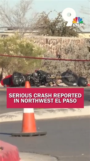 El Paso police responded to a crash on Wednesday morning, involving a vehicle and a motorcycle in Northwest El Paso. Police say there were serious injuries involved. MORE: https://www.ktsm.com/local/el-paso-news/police-respond-to-serious-crash-in-northwest-el-paso/?utm_medium=social&utm_source=facebook_KTSM_9_News | KTSM 9 News