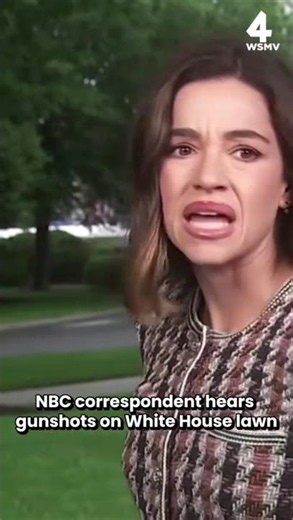 NBC correspondent hears gunshots on White House lawn