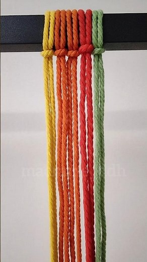 Must-Know Macrame Knot! 🎯✨ Perfect for Beginners! #Macrame #DIY #Handmade