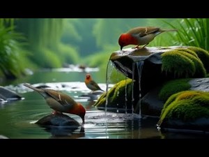 Nature’s Harmony 🌿 | Birds, Water & Soft Music for Peaceful Night Sleep