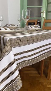 Ethnic Linen Table Cover, Ukrainian Tablecloth, Embroidered Beauty for Dining Décor, Handcrafted Ukrainian Home Decor - Etsy
