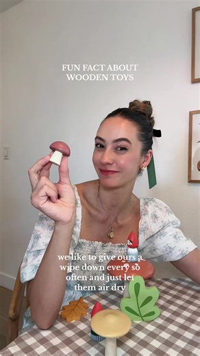 fun fact about wooden toys ✨ #tenderleaftoys #woodentoys #besttoddlertoys #toddlergiftideas #funfact #momsoftiktok #openendedtoys #openendedplay #toddleractivities