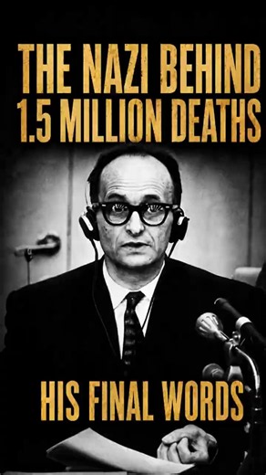 Adolf Eichmann’s Final Words Before Execution #ww2