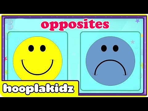 Preschool Activity | Learn Opposites | HooplaKidz