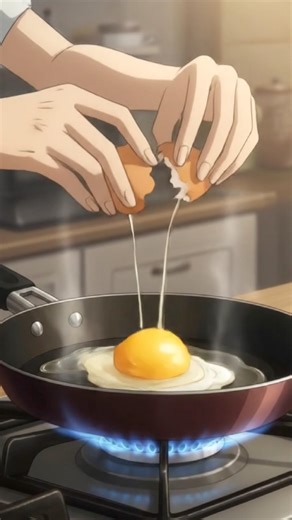 Ghibli Breakfast ASMR🍳SunnySideUp Eggs & Coffee #ghiblibreakfast #cozymorning #studioghibli #asrm