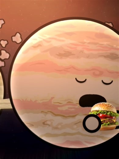 #JUPITER #SATURN ⋮ Jupiter should go on a diet atp 🥀 || #solarballs #fyp #шаранутыйкосмос