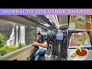 Mumbai - Goa Vande bharat Express full Journey in Amazing Monsoon