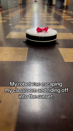 126K views · 4.9K reactions | Come back, Franny! Also, please interact with this video in some way or let it play through approximately one million time to help us raise money to get these floors replaced! Thanks! #mrsarensberg #Teachers #clean #robot #vacuum | Mrs. Arensberg | Facebook
